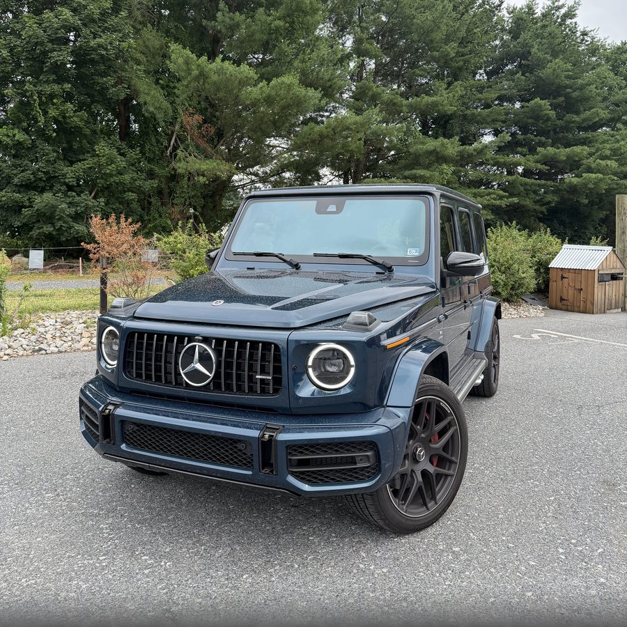 Mercedes-Benz G-Wagon before ceramic coating — hazy, dull paint